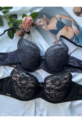 Кружевной бюстгальтер на тонком поролоне Lanny Mode 11730 